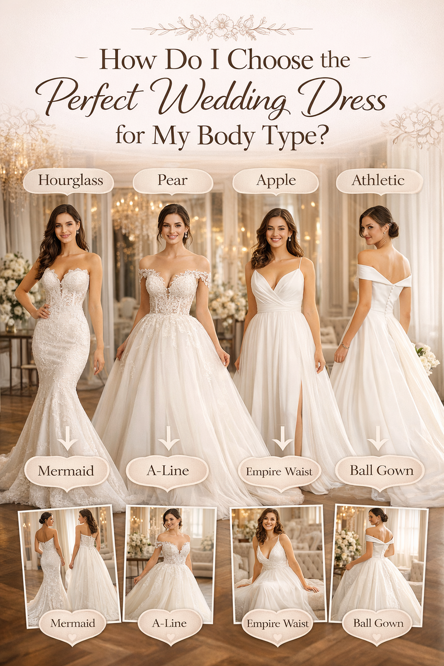 How Do I Choose the Perfect Wedding Dress for My Body Type?