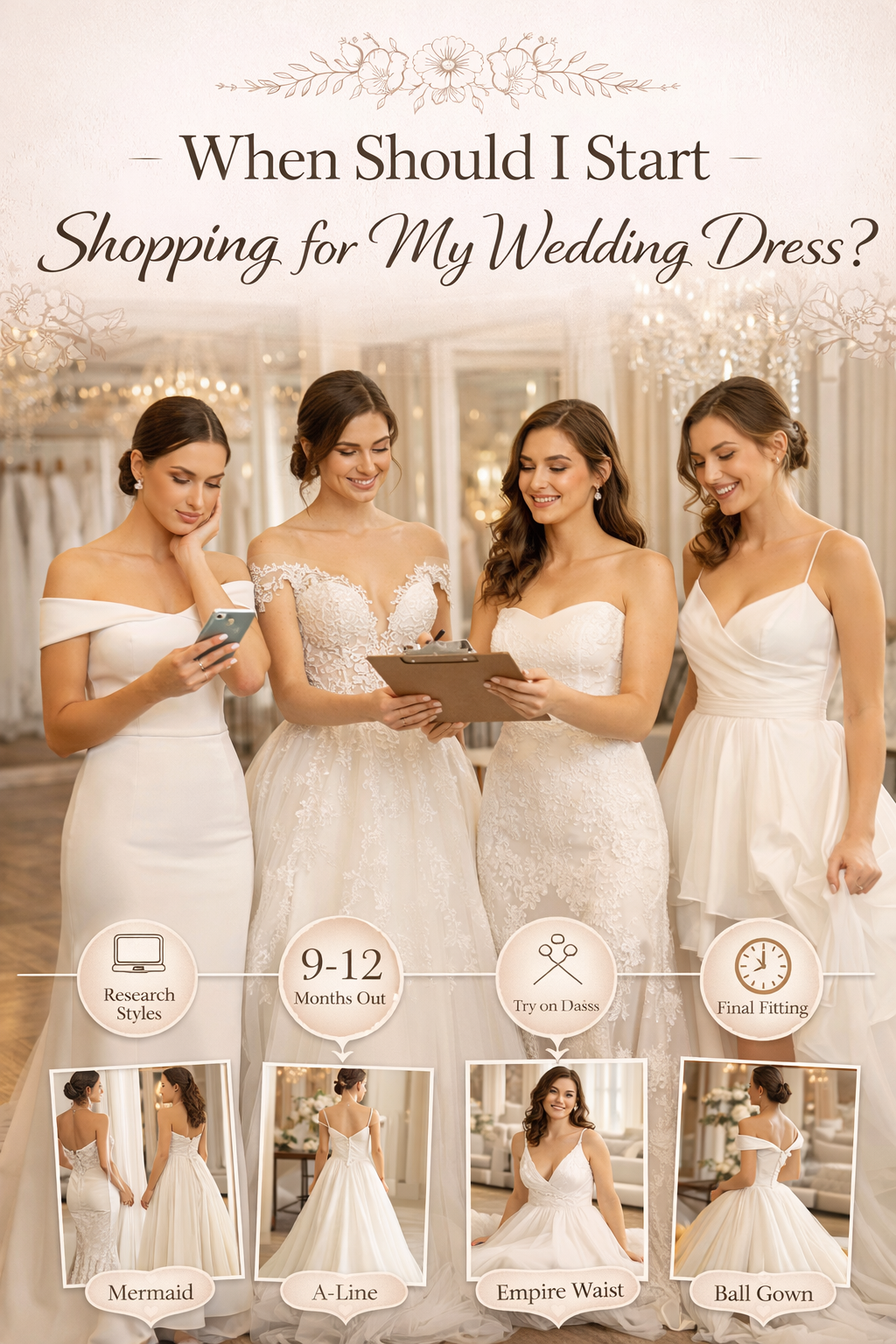 When Should I Start Shopping for My Wedding Dress?