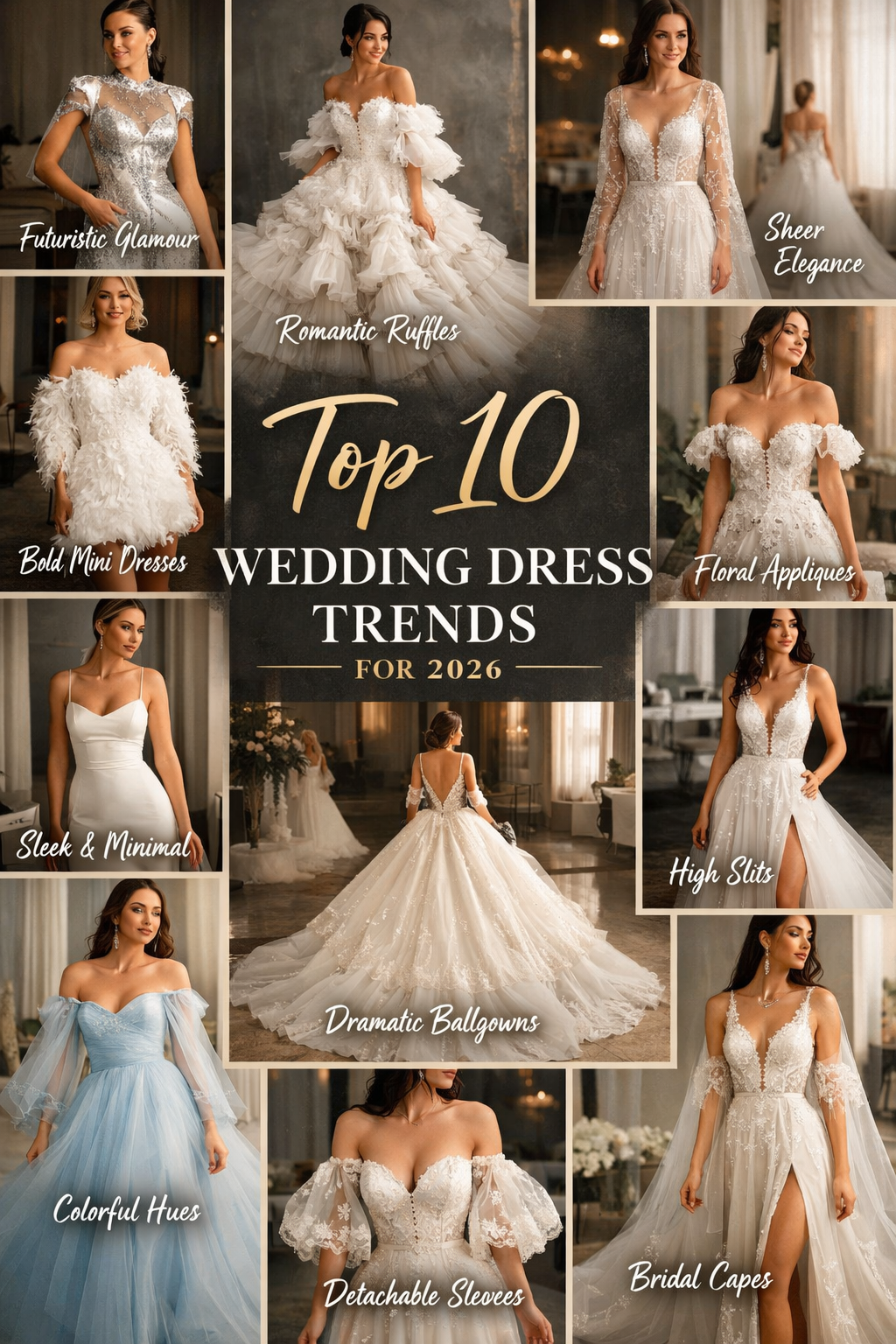 Top 10 Wedding Dress Trends for 2026