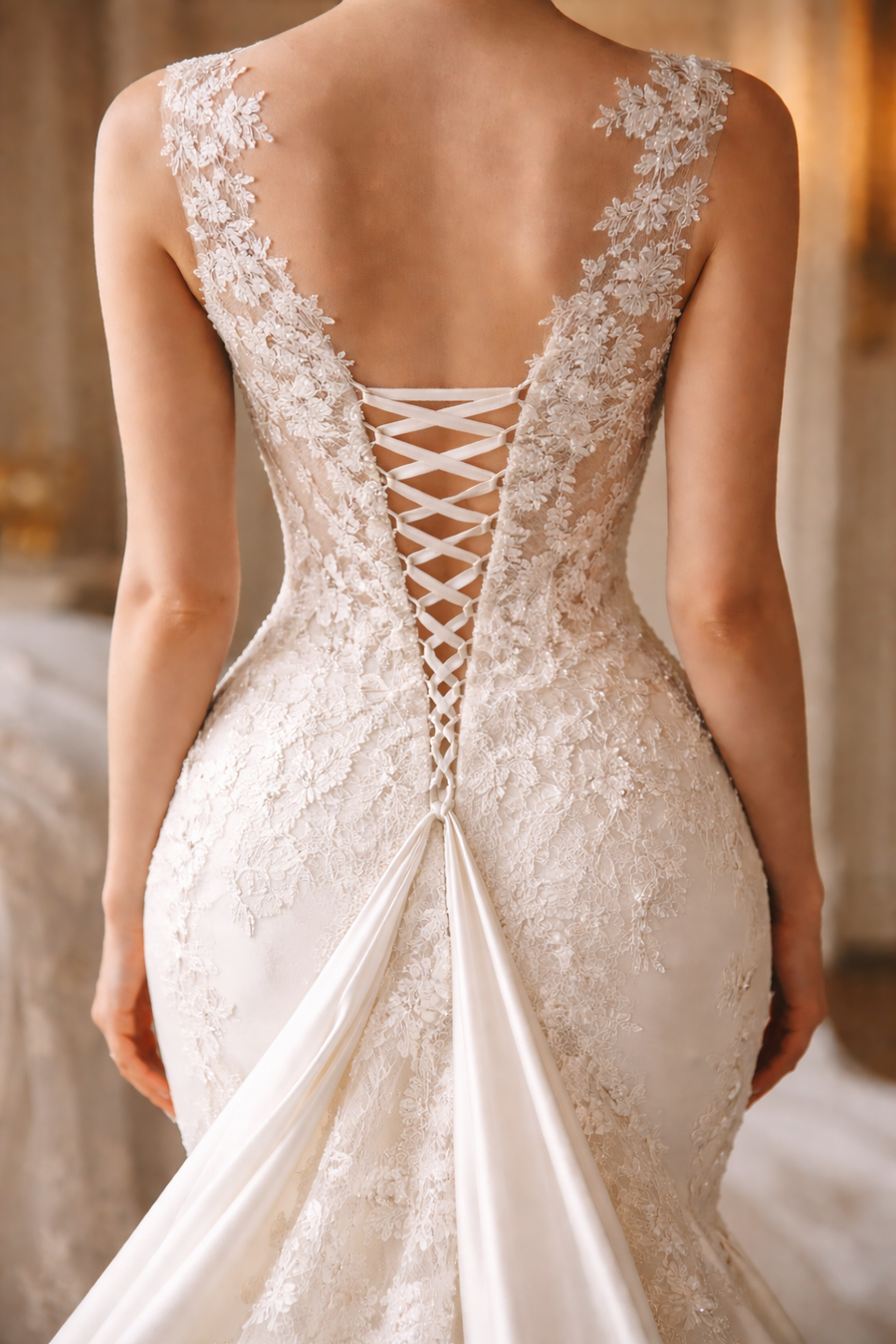 The various styles of backs on wedding dresses and which is the best for you!
